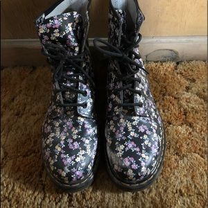 Dr. Martens Floral Boots